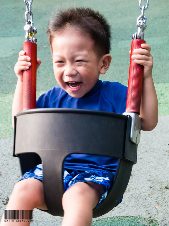 Happy on the swing!