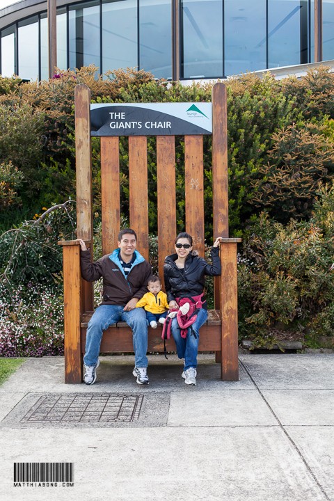 We are so small in a big big chair!