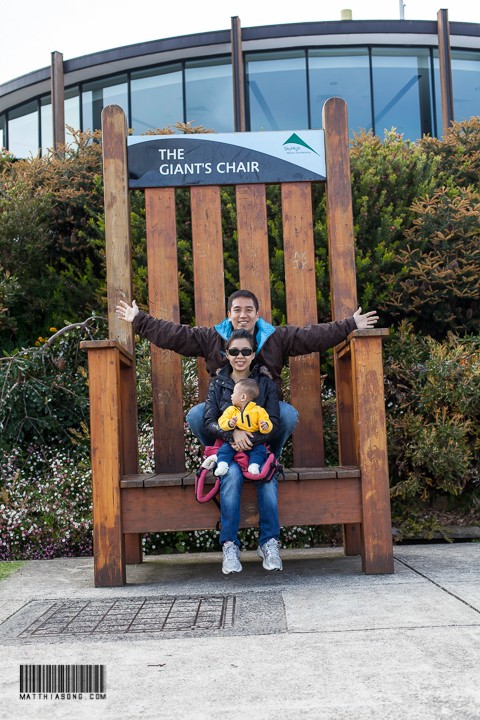 We are so small in a big big chair!